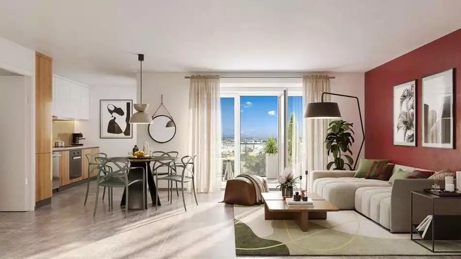 Vente Appartement  64m² 282 000€ 34000 Montpellier Hérault